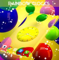 Rainbow Clocks Affiche