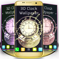 Скачать 3D Clock Wallpaper APK