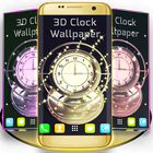 3D Clock Wallpaper icono