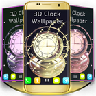 3D Clock Wallpaper أيقونة