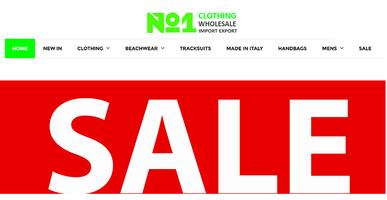 No1 Clothing- Wholesale plakat