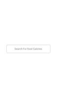 calories & nutrition facts of food постер