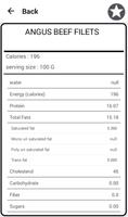 calories & nutrition facts of food screenshot 2
