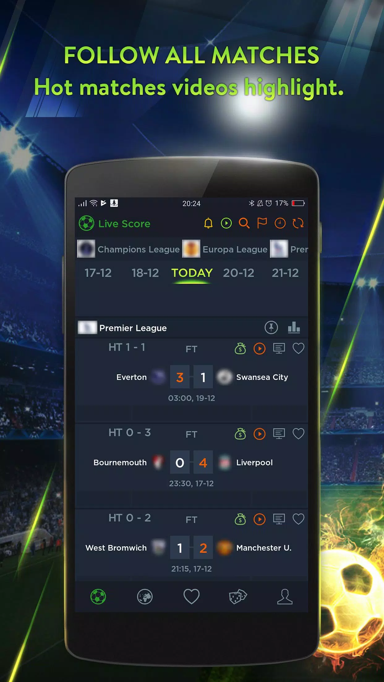 365 Football Soccer live score APK for Android Download