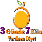 3 Günde 7 Kilo Verdiren Diyet أيقونة