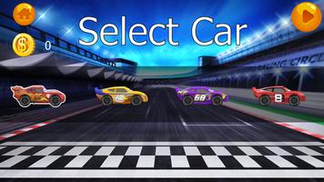 Lightning Car Race McQueen الملصق