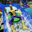 Super Hero Water Slide Uphill Park Adventure