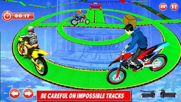 Impossible Crazy Bike Stunt Racing Drive 3D screenshot 1