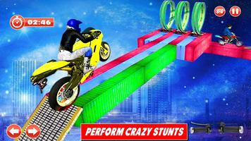 Impossible Crazy Bike Stunt Racing Drive 3D স্ক্রিনশট 3