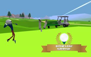 🏌 Stickman 3D Golf ⛳ capture d'écran 1