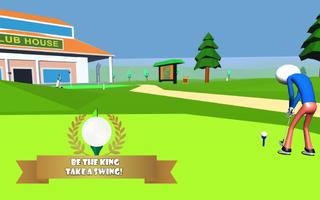 🏌 Stickman 3D Golf ⛳ capture d'écran 2