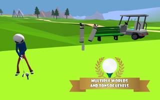 🏌 Stickman 3D Golf ⛳ screenshot 3