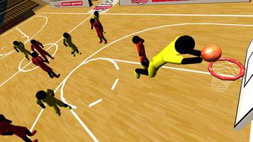 Jeux de basketball Stickman en capture d'écran 3