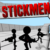 pistolet shooter stickman 3D icône