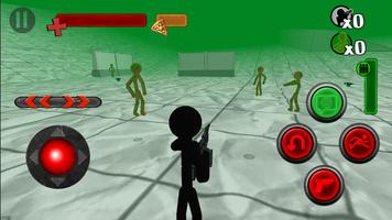 Stickman vs Zombies 3D-poster