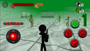 Poster Stickman vs Zombies 3D