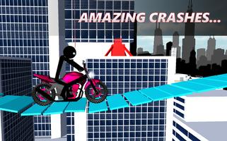 Stickman Motocicleta 3D captura de pantalla 2