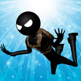 Pára-quedas de Stickman: pára-quedas 3D ícone