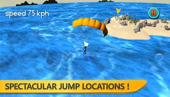 火柴人降落傘：3D跳傘 截圖 1
