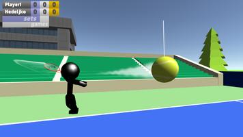 Stickman 3D Tennis poster