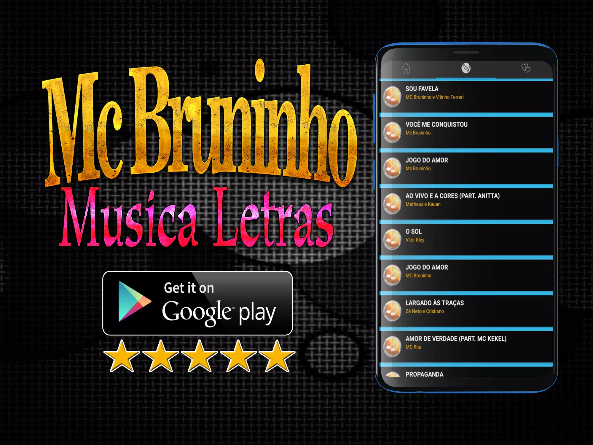 Jogo Do Amor - MC BRUNINHO musica + letras APK for Android Download