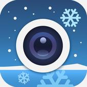 SnowCam - snow effect camera आइकन