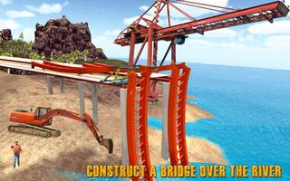 Construct City Bridge 3D Sim Game скриншот 1