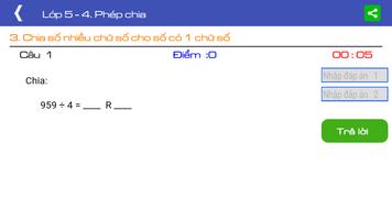 Toán lớp 5 (Toan lop 5) screenshot 3