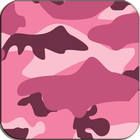 Pink Camo Keyboard-icoon