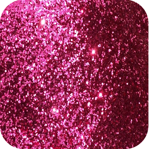 Pink Glitter Keyboard