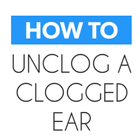 ikon How To Unclog a Clogged Ear‏‎