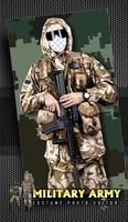 Military Army Costume Photo Editor capture d'écran 1