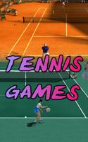 HD Jeux de tennis Affiche