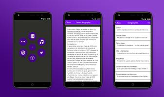 Zahara Songs Lyrics. capture d'écran 1
