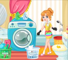 Laundry Machine Games for Girls captura de pantalla 1