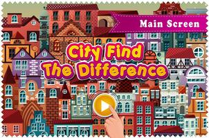 City Find The Difference Affiche