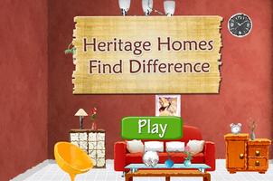 Heritage Homes Find Difference Affiche