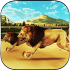 Lion Racing 3D king آئیکن
