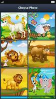 Slide Puzzle - Cartoon Animals Affiche