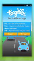 Toogethr, the carpool app poster