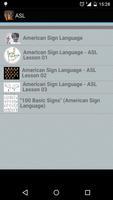 American Sign Language App plakat