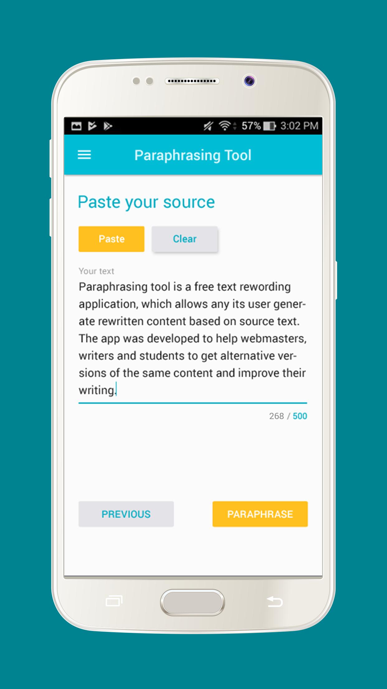 paraphrasing tool offline apk