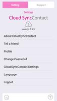برنامه‌نما Cloud SyncContact عکس از صفحه