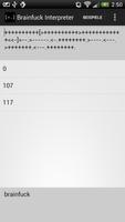 Brainfuck Interpreter capture d'écran 2