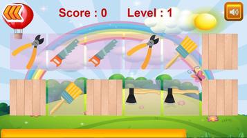 Mechanic Kid Tools Memory Game تصوير الشاشة 2