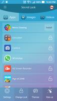 Secret Application Lock - apps, images, videos screenshot 1