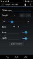 Tip Split Calculator Affiche