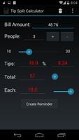 2 Schermata Tip Split Calculator