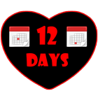 Calculate days between dates Zeichen