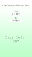 Calculate days between dates Screenshot 1